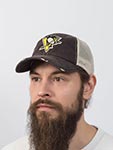 Бейсболка AMERICAN NEEDLE арт. 23001A-PPN Pittsburgh Penguins Orville NHL (темно-серый)